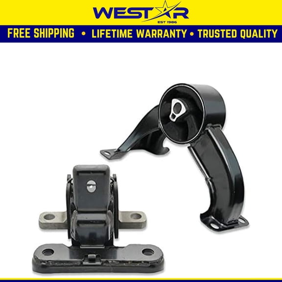 Fits 2008-2013 Chrysler 200 / Chrysler Sebring/Dodge Avenger 2.4L 2.7L 3.5L FR RT Motor+Trans Mount