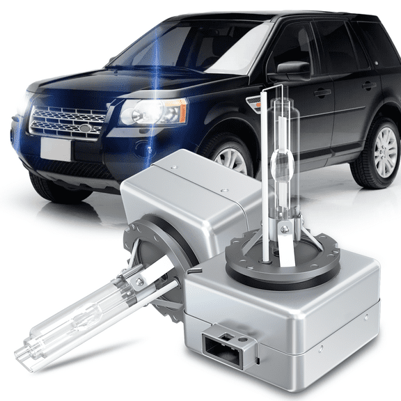 Fits 2008-2015 Land Rover LR2 Headlight Bulb 2008-2010 Low Beam 2011-2015 Bi-Xenon High Low Dual Beam Set