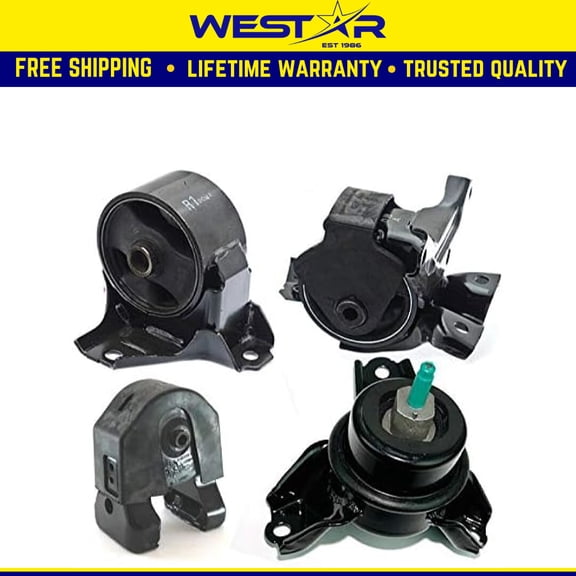 Fits 2009-2010 Hyundai Sonata 3.3L Engine Motor & Trans Mount Set 4pcs : A7162, A7188, A7168, A7171