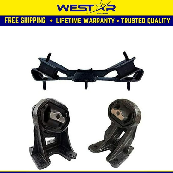Fits 2009-2012 Dodge Ram 1500/Ram 1500, 5.7L RWD Motor & Trans Mount 3pc
