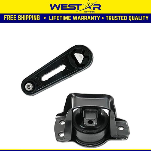 Fits 2009-2014 Nissan Cube 1.8L/2007-2012 Versa 1.8L Motor&Torque Mount Set 2PCS : A4323, A4318