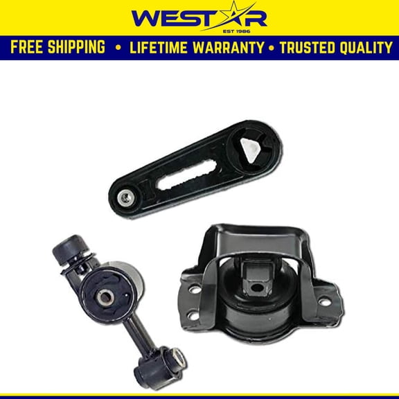 Fits 2009-2014 Nissan Cube 1.8L/2007-2012 Versa 1.8L Motor&Torque Mount Set 3PCS : A4323, A4320, A4318