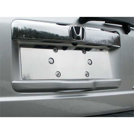 Stainless License Plate Bezel 1Pc Fits 2009-2015 Honda Pilot LP29260 QAA