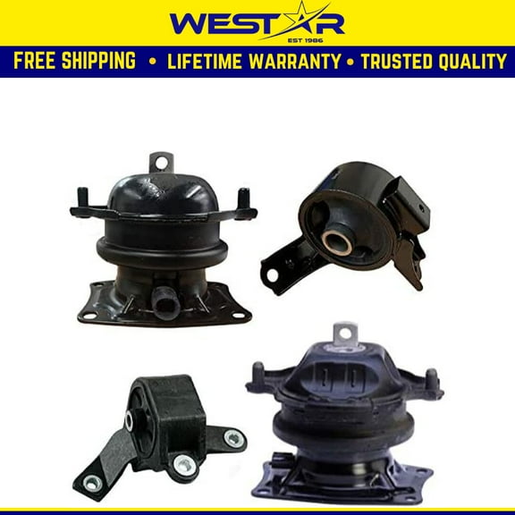 Fits 2009-2015 Honda Pilot 3.5L FWD Engine Motor & Transmission Mount Set 4pc