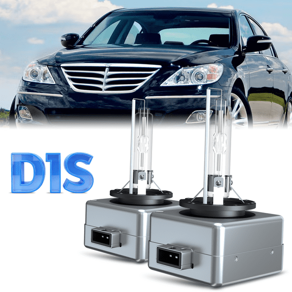 Fits 2009-2016 Hyundai Genesis HID Headlight Bulbs D1S Low Beam Replacement Kit 2pcs