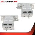 thumbnail image 1 of Fits 2010 - 2015 for Toyota Prius Front 2 Piece Bumper Bracket Set Reinforcement New -, 1 of 3