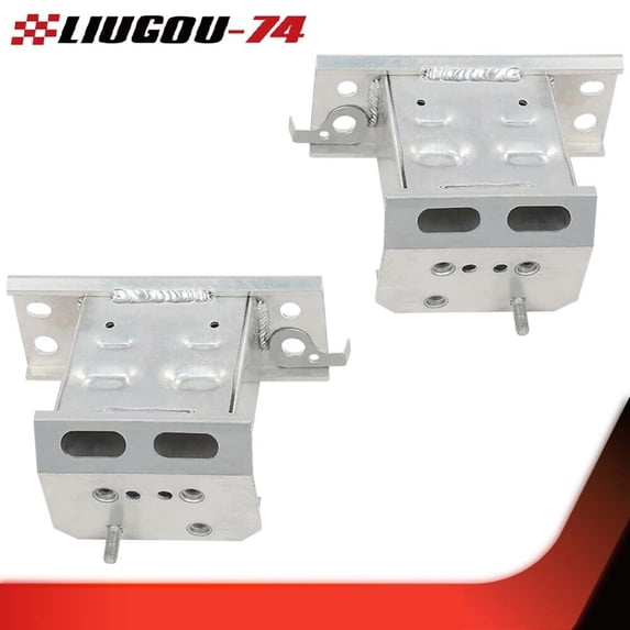 Fits 2010 - 2015 for Toyota Prius Front 2 Piece Bumper Bracket Set Reinforcement New -
