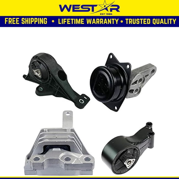 Fits 2010-2016 Cadillac SRX FWD AUTO 3.0L 3.6L Engine Motor & Transmission Mount
