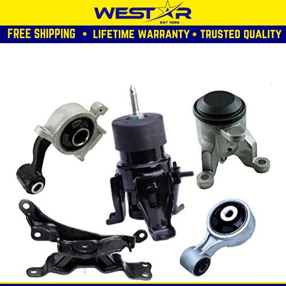 Fits 2011-2014 Nissan Quest 3.5L AUTO CVT Engine Motor&Trans Mount Set : A4354HY, A4371HY, A7363, A7381, A7372