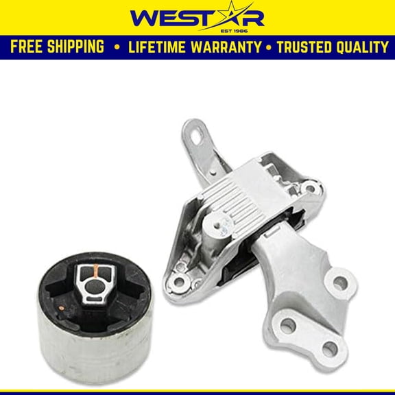 Fits 2011-2015 Chevrolet Cruze 1.4L Upper Trans Mount & Rear Bushing 2pcs