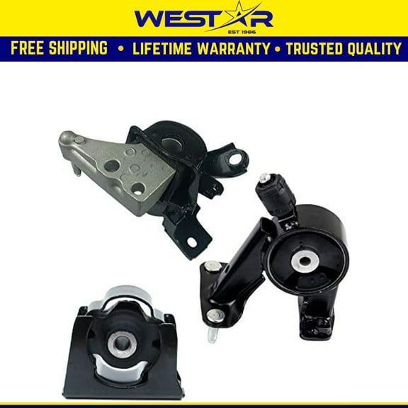 Fits 2011-2016 Scion tC 2.5L w/AUTO Trans, 3pc Engine Motor Mount Set | A62012, 10015, A42001
