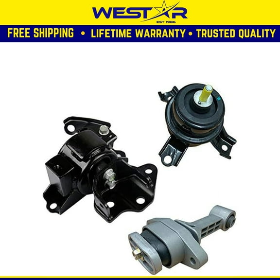 Fits 2012-2013 Kia Soul 1.6L 2.0L AUTO Engine Motor & Trans Mount Set 3pc : A7190, A71020, A71089