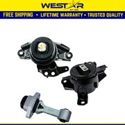 Fits 2012-2014 Hyundai Azera/2014-2016 Kia Cadenza 3.3L AUTO Motor&Transmission Mount | A71076 A71049 GP10060