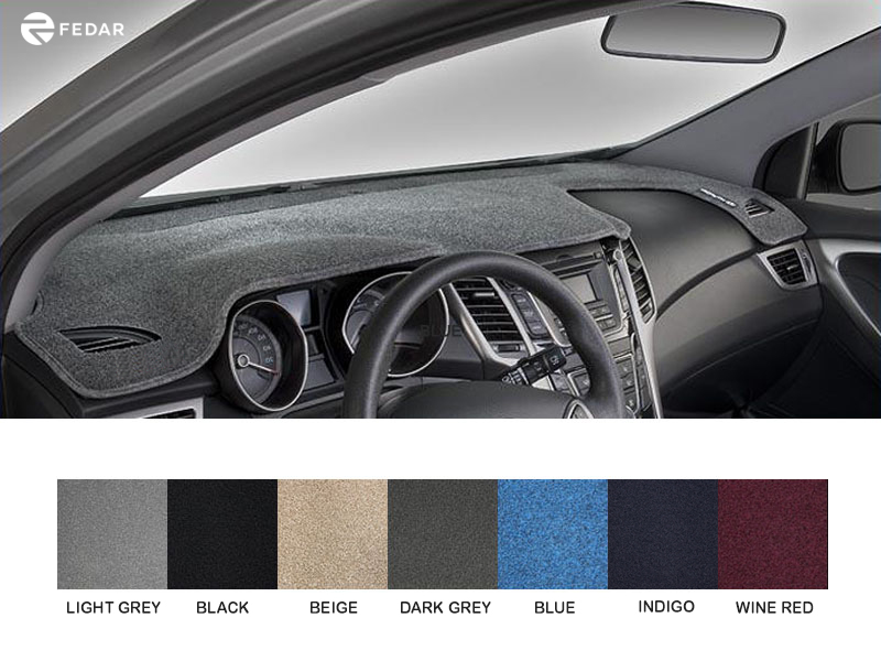 Fits 2012-2015 Volkswagon Beetle Dashboard Mat Pad Dash Cover-Light Grey 