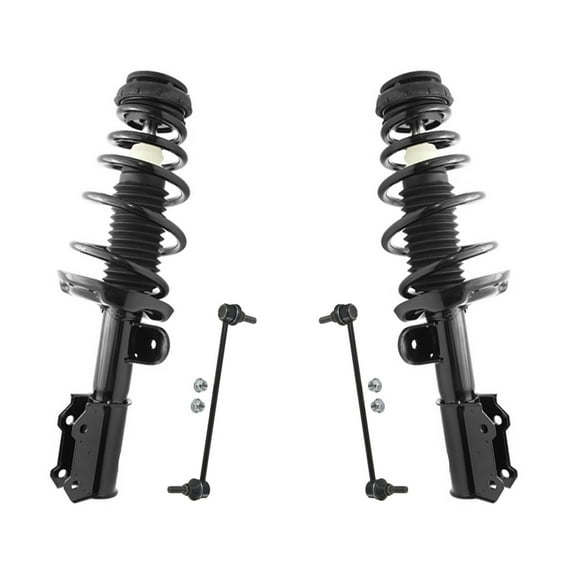 Fits 2014-2015 Chevrolet Cruze Front Complete Struts Assembly & Sway Bar Links
