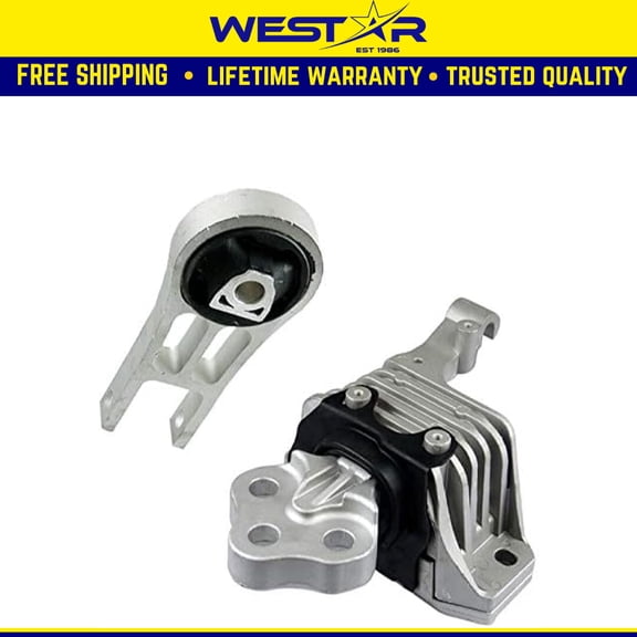 Fits 2015-2017 Chrysler 200/2014-2019 Jeep Cherokee 2.4 3.2 3.6 Torque Strut Trans Mount : A5752, A5825