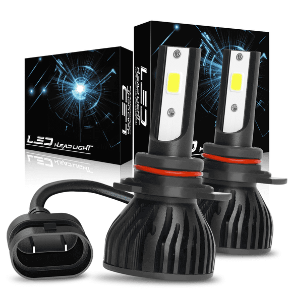 Fits 2016-2019 Fiat 500X LED Headlight Bulbs 9012 High Low Beam Replacement Kit