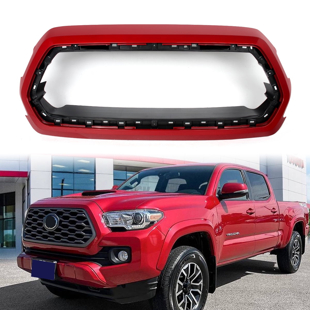 2016-2021 Toyota Tacoma Front Upper Grille w/ Surround - Factory OEM