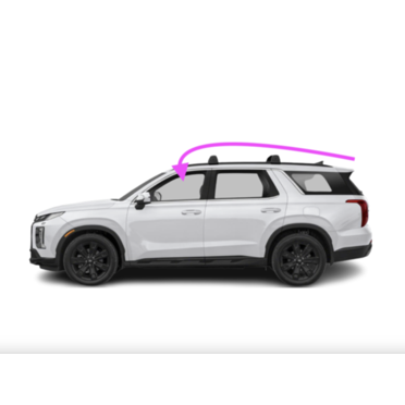 BAG Laminated Front Left Door Window Glass For 2014-2020 Acura MDX – Driver Side
