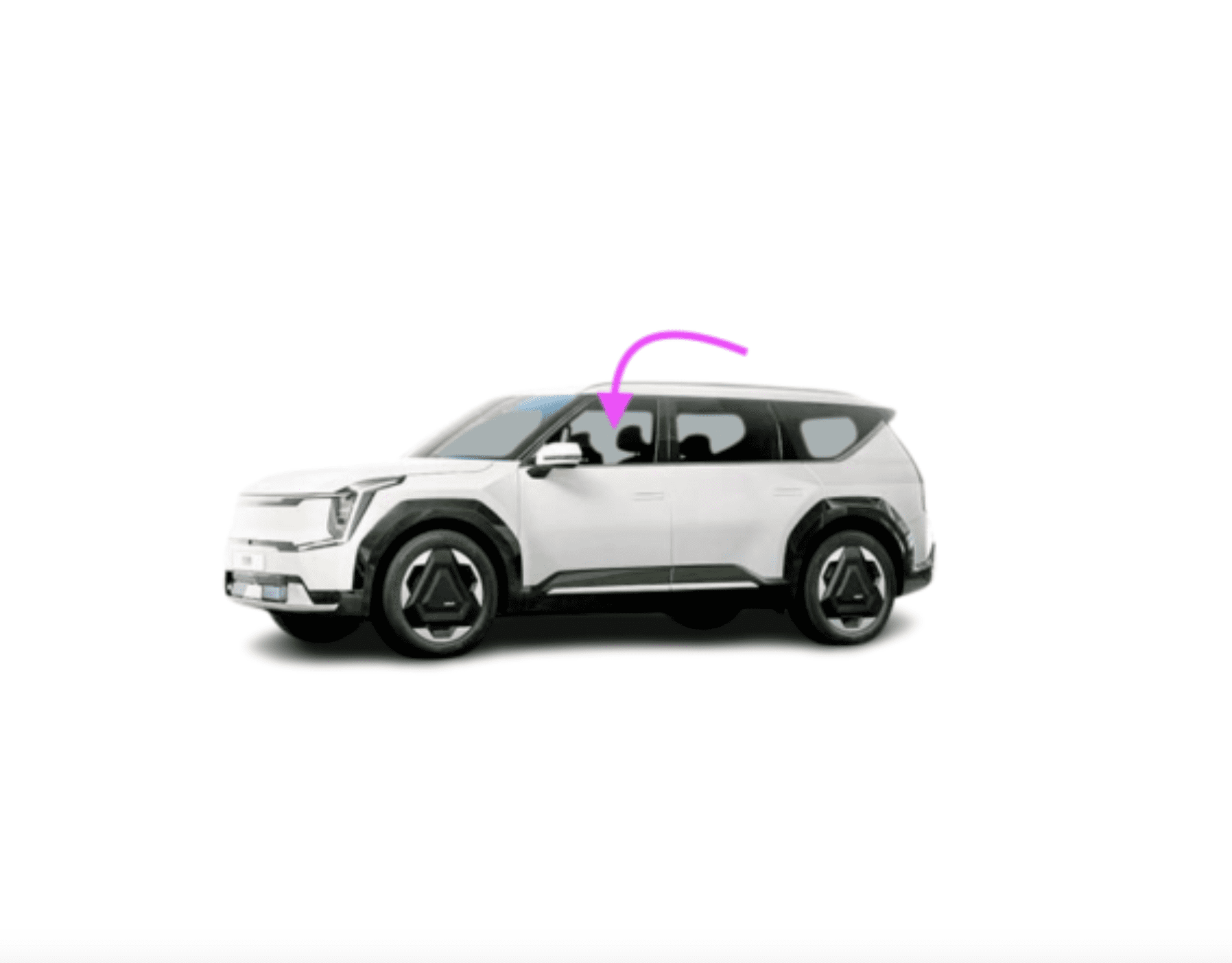 Fits 20202024 Kia Telluride 4D SUV Driver Side Left Front Door Window