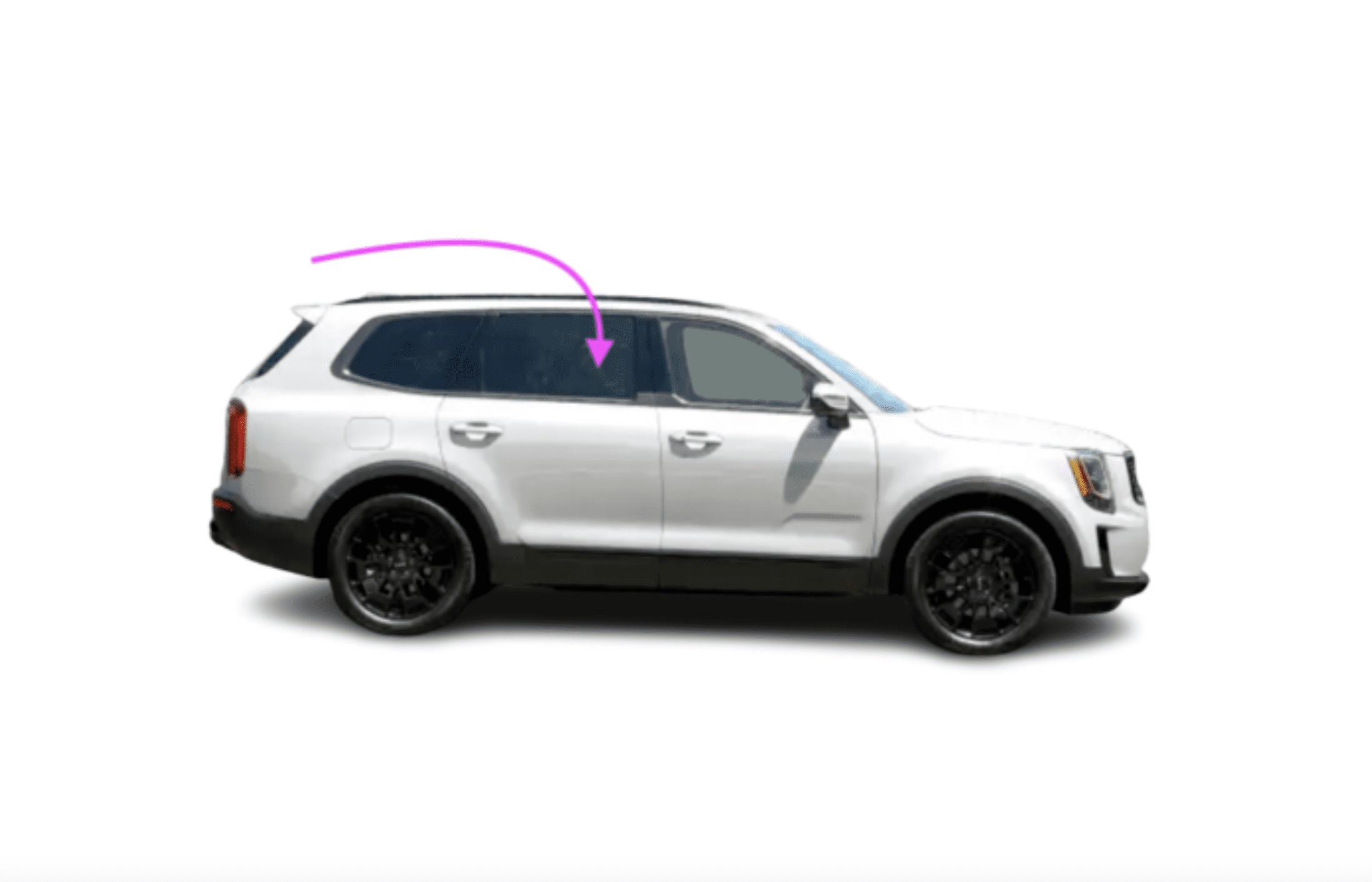 Fits 20202024 Kia Telluride 4D SUV Passenger Side Right Rear Door