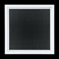thumbnail image 1 of Fits 20x20 Duct Opening | Aluminum Eggcrate Return Air Filter Grille | Low Noise & High Air Flow, Rust Proof Vent Cover Grill for Sidewall & Ceiling | White | Outer Dimensions: 22 1/4"W X 22 1/4"H, 1 of 9
