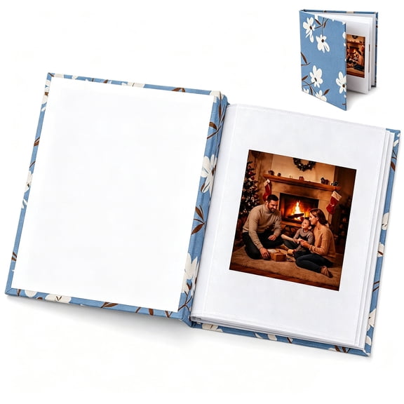 Photo Album 4x6 100 Photos, Linen Fabric Cover Picture Book for Family Weddings Travel Memories with Writing Area, Beige Picture Album