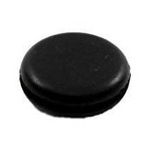 Fits 5/8" Hole - 7/8" Diameter - 5/16" Height - 1/16" Panel Thickness - Push-in Panel Plug Grommet Without a Hole Rubber Plug (3)