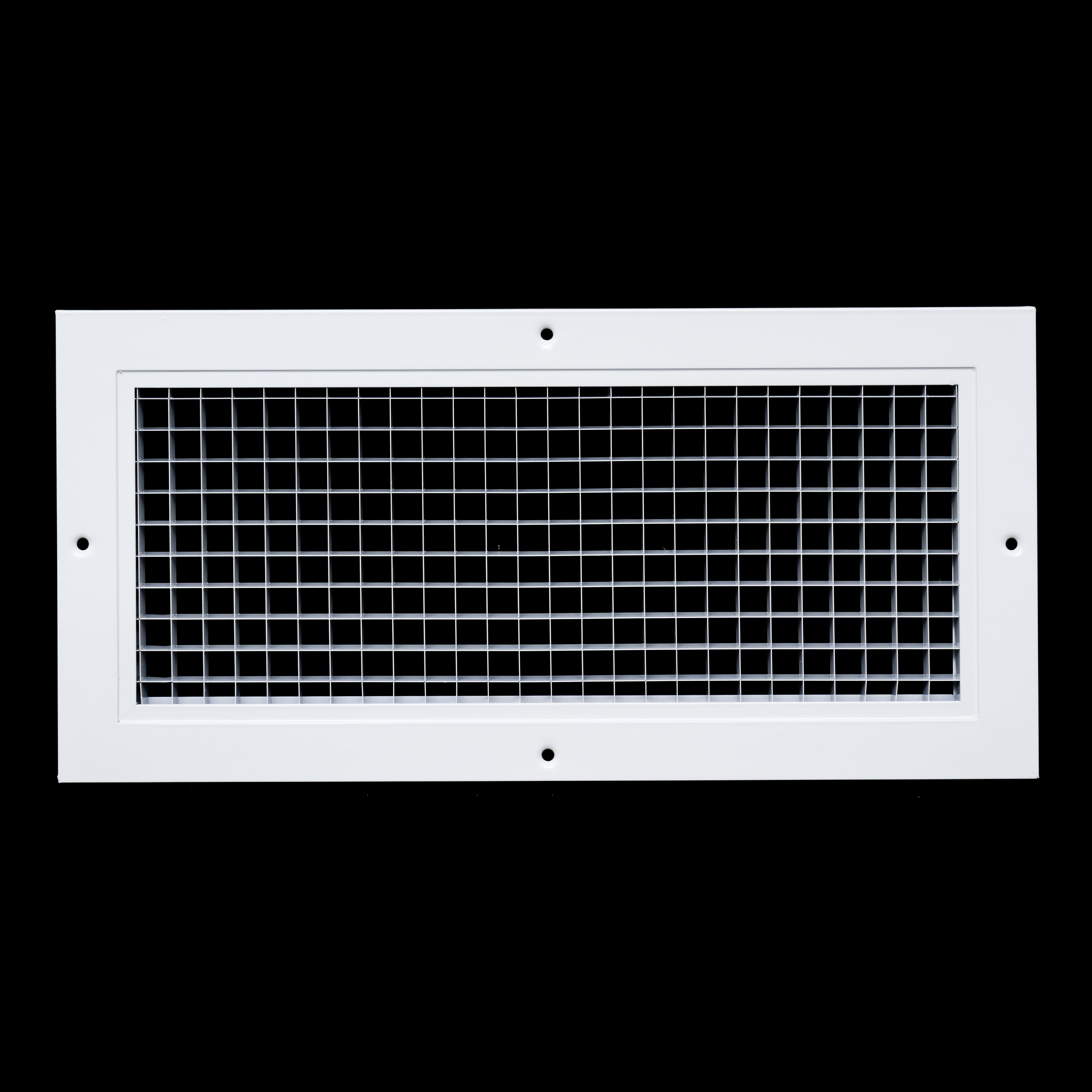 White Aluminum Eggcrate Return Air Grille for 6x14 Duct Opening