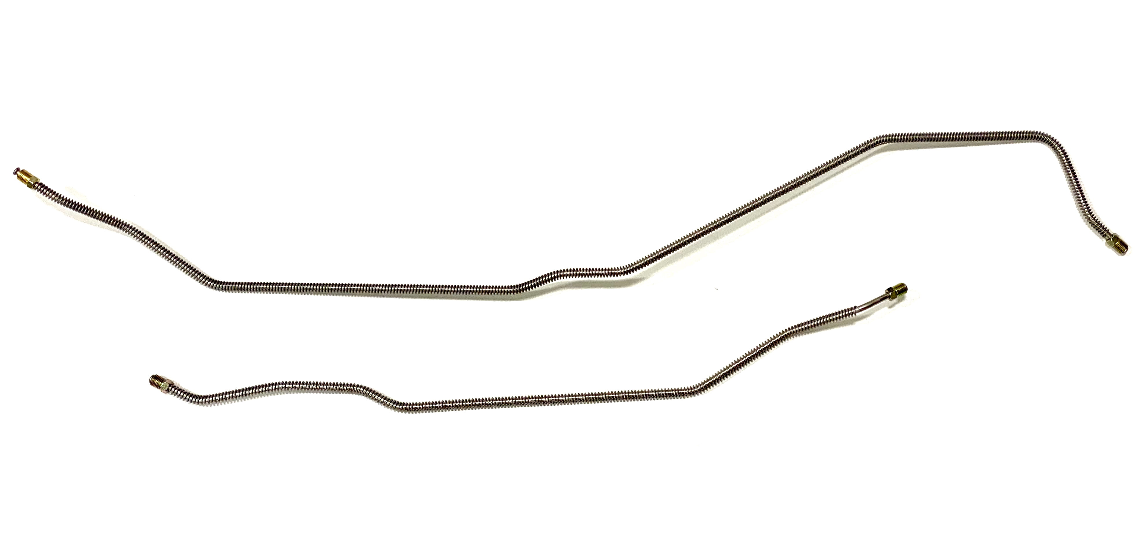 Fits 70-74 Camaro/Firebird. Rear Axle Pair of Brake Lines Shortened for ...
