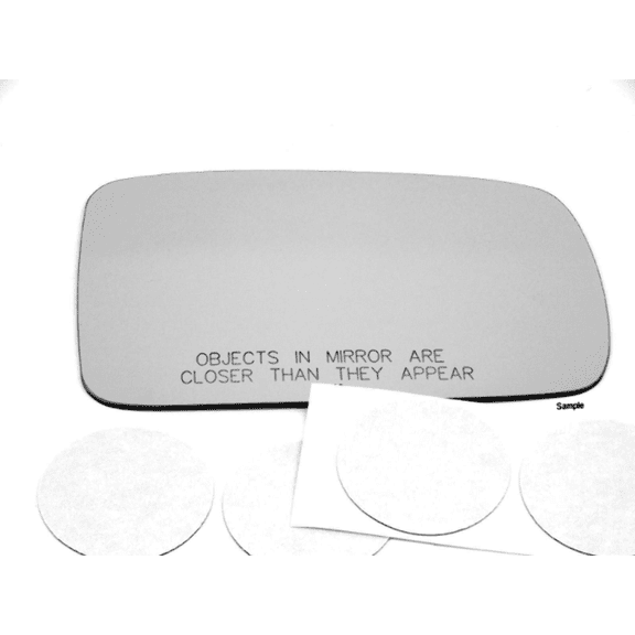 Fits 88-89 Festiva Right Passenger Power Mirror Replacement Glass Lens Only