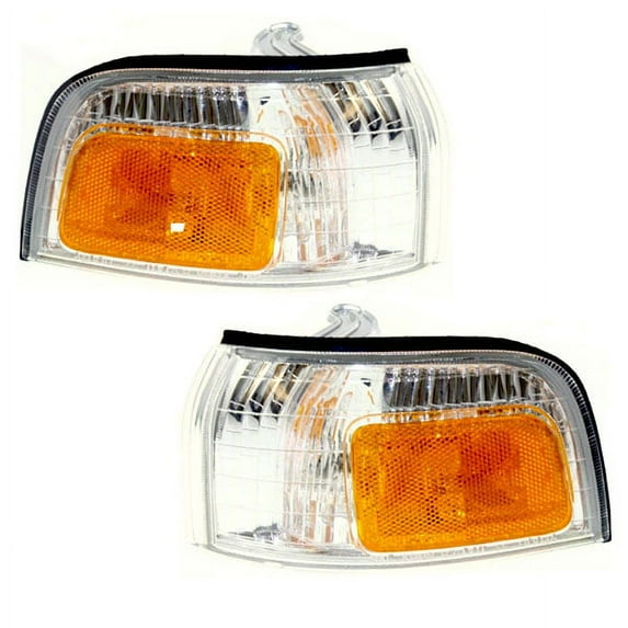 Fits 90-91 Accord Park Corner Light Turn Signal Marker Lamp Left Right Set PAIR