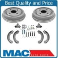 thumbnail image 1 of Fits 91-02 Saturn SC SL Brake Drums Shoes W Brake Springs W Cylinders, 1 of 6