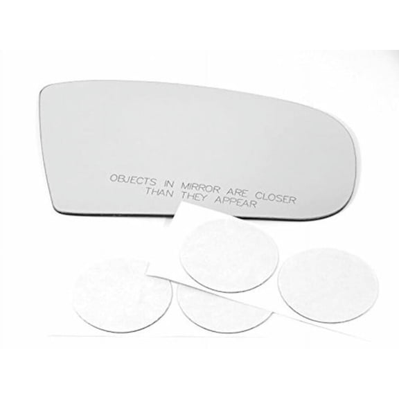 Fits 91-92 Geo Prism Right Pass Mirror Glass Lens w/Adhesive w/out Rear Holder