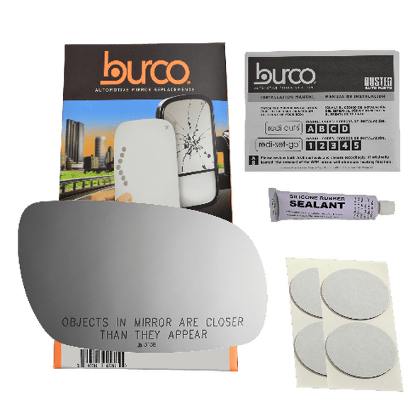 Fits 91-94 Roadmaster, Caprice, 93-94 Cad Fleetwood RWD, 91-92 Olds Custom Cruiser Right Passenger Manual Mirror Glass Lens w/Adhesive USA