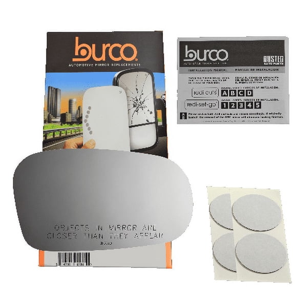 Fits 95-99 Tercel (2 Options) Right Pass Convex Mirror Glass Lens w/Adhesive USA