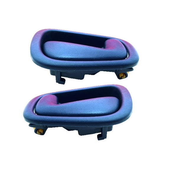 Fits 98-02 Corolla, Prism Left & Right Set Manual Front / Rear Door Handle Blue
