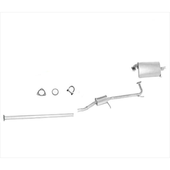 Fits 98-02 Honda Accord 2.3L 4 Door Exhaust Pipe System Muffler Clamps Gaskets