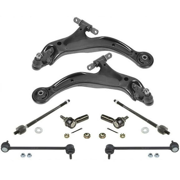 Fits 98-03 Toyota Sienna Front Lower Arms Tie Rods Links and Ball Joints