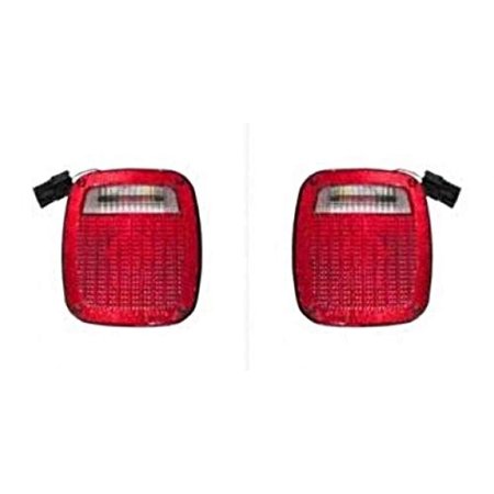 Fits 98-06 Wrangler Tail LAMP Assemblies Left & Right W/Square Connector Plug