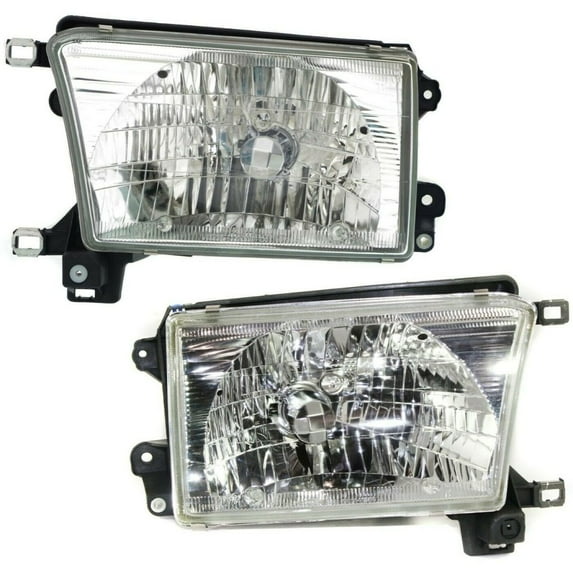 Fits 99-02 4Runner Left & Right Halogen Headlight Assemblies - SET