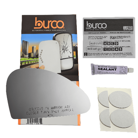 Fits 99-02 MERC Cougar Right Passenger Convex Mirror Glass Lens w/Silicone