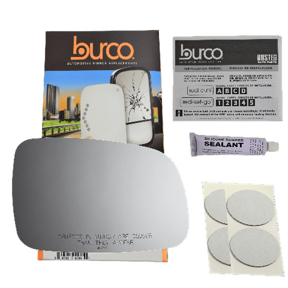 Fits 99-04 Jp Grand Cherokee Right Passenger Mirror Glass Lens with Adhesive, USA