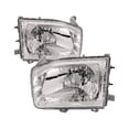 thumbnail image 1 of Fits 99-04 PATHFINDER Left &  Right SET HEADLAMP ASSEMBLIES FROM 12/98, 1 of 2