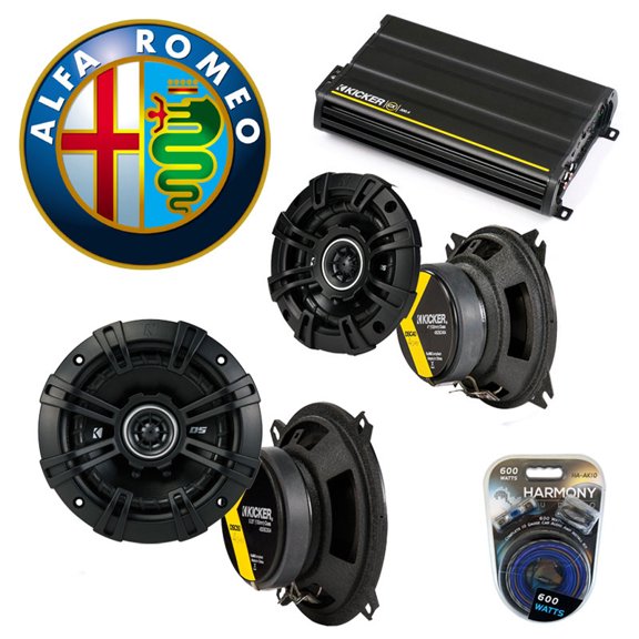 Fits Alfa Romeo 164 1990-1994 Factory Speaker Upgrade Kicker DSC4 DSC5 & CX300.4 - Factory Certified