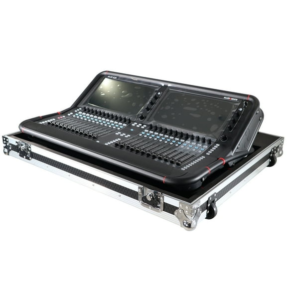 Fits Allen & Heath AVANTIS Digital Mixer Console Flight Case w Low Profile Wheels