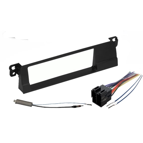 Fits BMW 3 Series 1999-2001 Metra Single DIN Dash Kit with Harmony Radio Harness