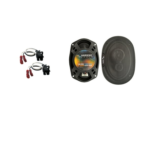 Fits Buick Roadmaster 1995-1996 Rear Deck Replacement Harmony HA-R69 Speakers