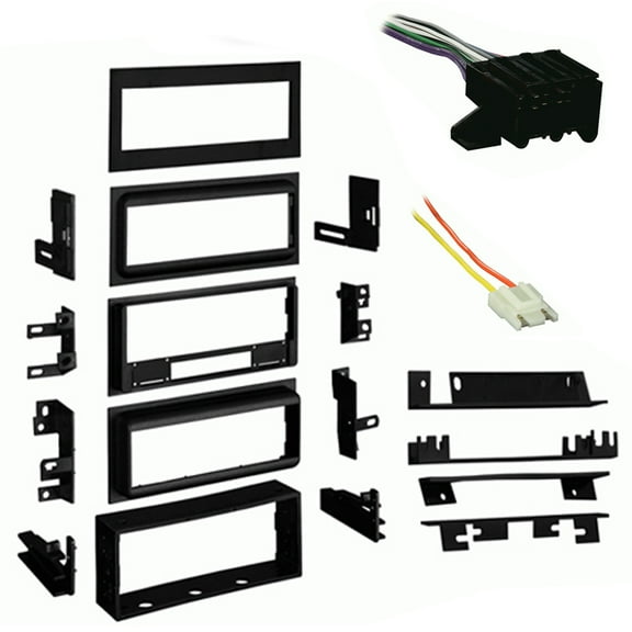 Fits Cadillac Coupe DeVille 1985-1987 Single DIN Harness Radio Dash Kit