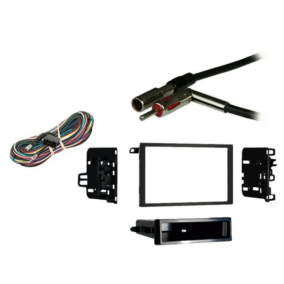 Fits Cadillac Fleetwood Brougham 1990-1992 DDIN Harness Radio Install Dash Kit